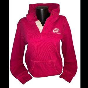 Nike Girls Large Hoodie Hot Pink Sweatshirt L
